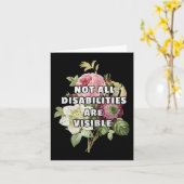 すべての障害が表示されない線維筋痛ファイル カード (黄色い花)