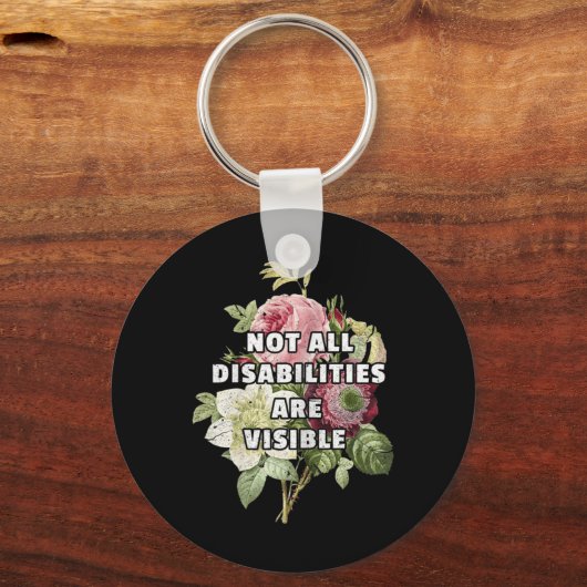 すべての障害が表示されない線維筋痛ファイル キーホルダー (正面)