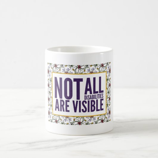 すべての障害が表示されない コーヒーマグカップ (中央)