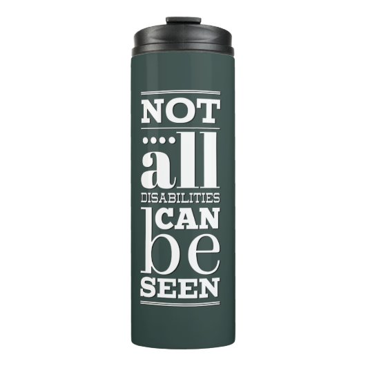 すべての障害が表示されない タンブラー (正面)