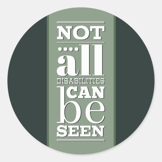 すべての障害が表示されない ラウンドシール (正面)