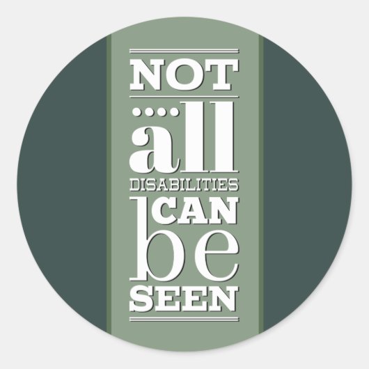 すべての障害が表示されない ラウンドシール (正面)