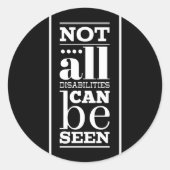 すべての障害が表示されない ラウンドシール (正面)