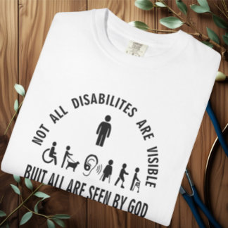 すべての障害が表示される Tシャツ