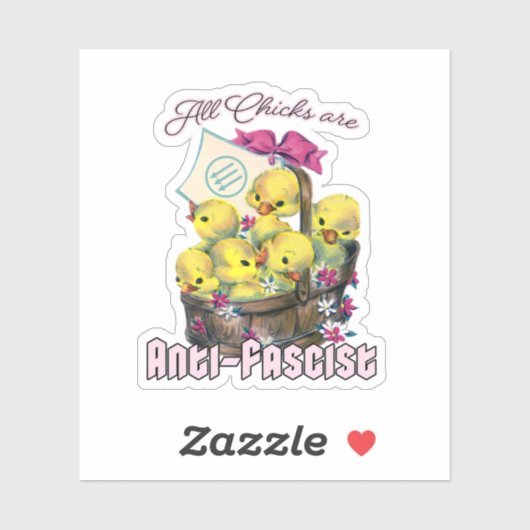 すべての雛はアンチファシストだ シール (シート)