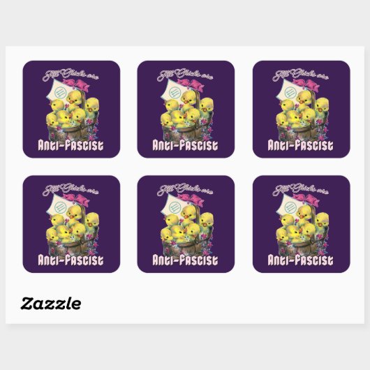 すべての雛はアンチファシストだ スクエアシール (シート)