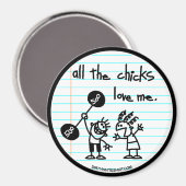 すべての雛は私を愛している。 マグネット (正面/裏面)