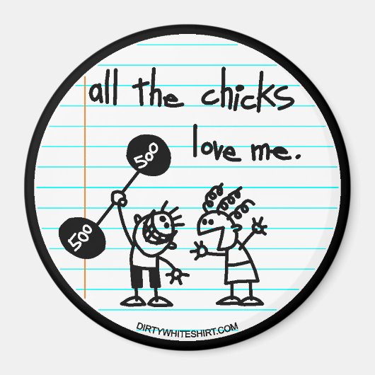 すべての雛は私を愛している。 マグネット (正面)