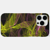 すべての電話ケースに適応する黄色、黒、ピンクのフラクタル Case-Mate iPhoneケース (裏面 (横))