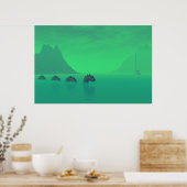 "すべての静かなロック" ポスター (キッチン)