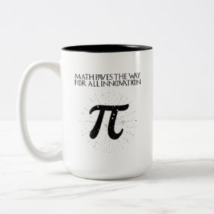 すべての革新の天才への数学の道 ツートーンマグカップ