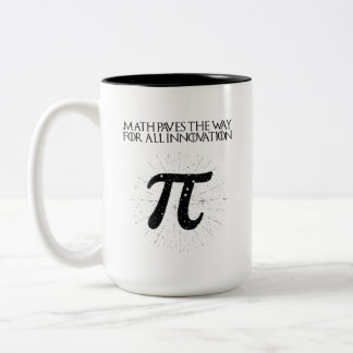 すべての革新の天才への数学の道 ツートーンマグカップ