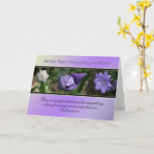 すべての項目に対して指定された時間 カード (黄色い花)