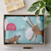 すべての飛んでいるなトナカイの希望メリークリスマス 薄葉紙 (ギフト)