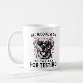 すべての食べ物は犬の恋人をテストするためにラボに行かなければならない コーヒーマグカップ