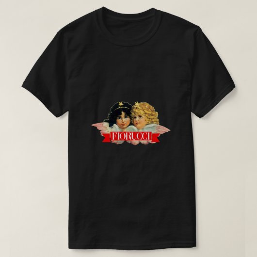 すべての食欲をFiorucciの必需品にする Tシャツ (デザイン正面)