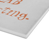 すべての食糧は実験室のガラスまな板に行かなければなりません カッティングボード (角)