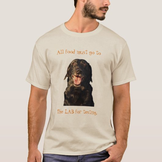 すべての食糧は実験室のTシャツに行かなければなりません Tシャツ (正面)