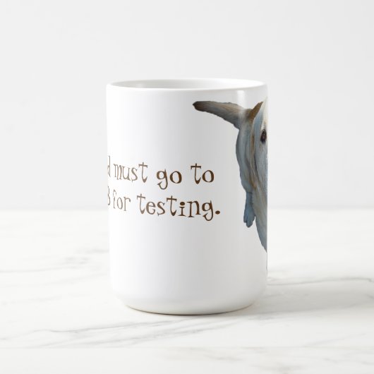 すべての食糧は(黄色い)実験室のコーヒー・マグに行かなければなりません コーヒーマグカップ (中央)