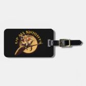 すべての騎士荷物のラベルの上 ラゲッジタグ (正面横)