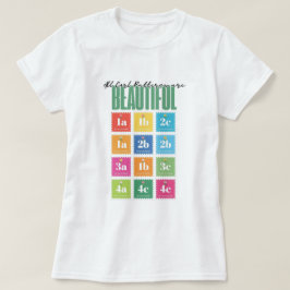 "すべての髪質が美しい" カールパターンテイ Tシャツ
