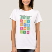 "すべての髪質が美しい" カールパターンテイ Tシャツ (正面)