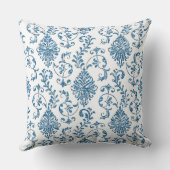 すべての魂と天国グリッターダマスク枕 クッション (裏面)