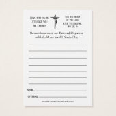 すべての魂日メモリアルマス死亡した神聖なカード (裏面)