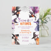 すべての魔女たちよ ハロウィン・コスチューム・パーティー 招待状 (スタンド正面)