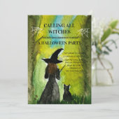 すべての魔女に呼びかけ 黒猫の不気味なハロウィン 招待状 (スタンド正面)