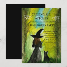 すべての魔女に呼びかけ 黒猫の不気味なハロウィン