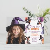 すべての魔女を呼び出すハロウィーン衣装パーティー写真 招待状 (スタンド正面)