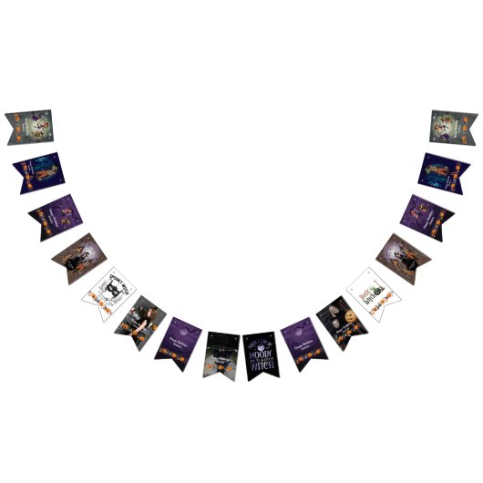 すべての魔女を呼び出すハローウィンパーティ30th誕生日 バンティングフラッグ (全)