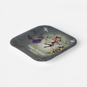 すべての魔女を呼び出すハローウィンパーティ30th誕生日 ペーパープレート (傾斜あり)