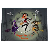 すべての魔女を呼び出すハローウィンパーティ30th誕生日 ラージペーパーバッグ (正面)