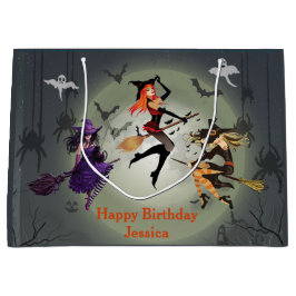 すべての魔女を呼び出すハローウィンパーティ30th誕生日 ラージペーパーバッグ
