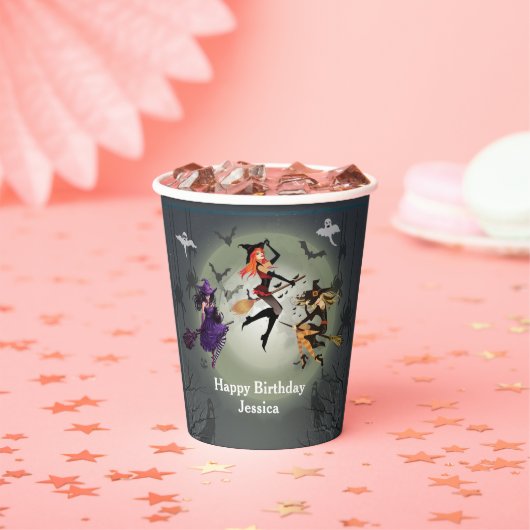 すべての魔女を呼び出すハローウィンパーティ30th誕生日 紙コップ (インサイチュ)