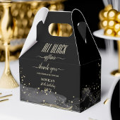 すべての黒い浮気の誕生日パーティーのミニマエレガントリスト フェイバーボックス