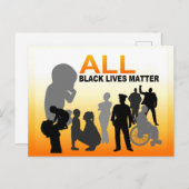 すべての黒い生命の問題 ポストカード (正面/裏面)