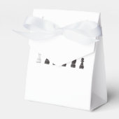 すべての黒1つの白、チェスの駒 フェイバーボックス (正面サイド)