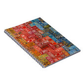 すべての50人の州からのカラフルなプレート ノートブック (右側)