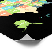 すべての50州のシャツにアクセス ポスター (角)