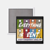 すべての8スティックフィギュア磁石 マグネット (正面/裏面)