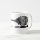 "すべての"テニスのマグを愛して下さい コーヒーマグカップ (正面右)