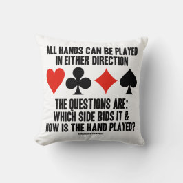 すべての(ブリッジ)手は方向遊に対応 クッション