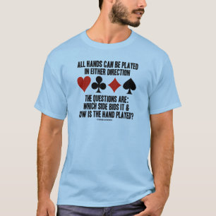 すべての（ブリッジ）手は方向遊に対応 Tシャツ