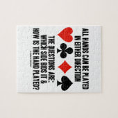 すべての(橋)手はどちらかの方向遊ぶことができます ジグソーパズル (横)