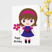 すべての*4歳*誕生日カードの恋人 カード (黄色い花)