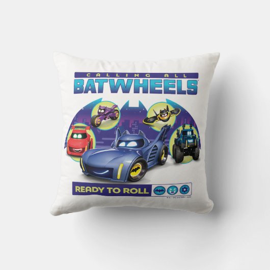 すべてのBatwheels™を呼び出す – 準備完了転が クッション (裏面)