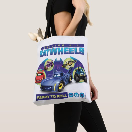 すべてのBatwheels™を呼び出す – 準備完了転が トートバッグ (クローズアップ)